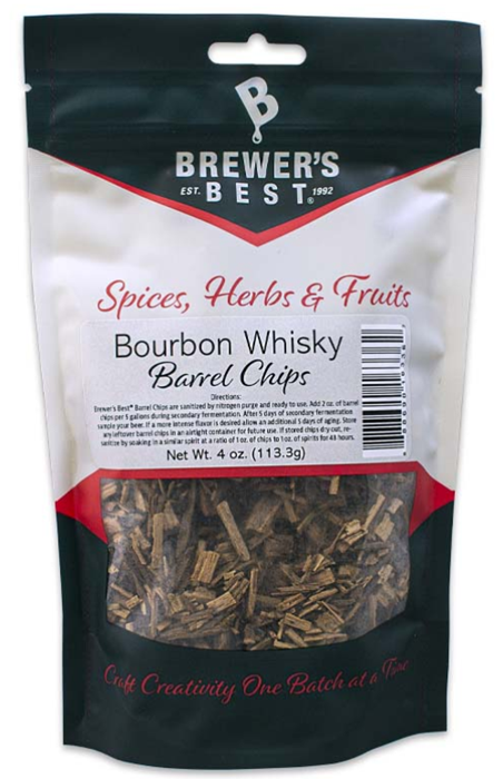 Whisky Barrel Oak Chips - 4oz.