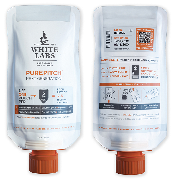 White Labs Irish Ale Yeast WLP004-Pure Pitch® NextGen HB