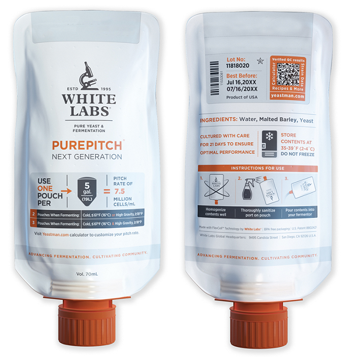 White Labs American Lager Yeast WLP840-Pure Pitch® NextGen HB