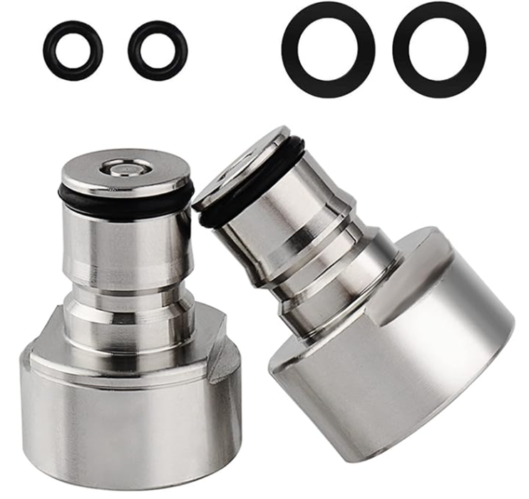 Sankey to Ball Lock Adapter - Gas and Liquid Sides