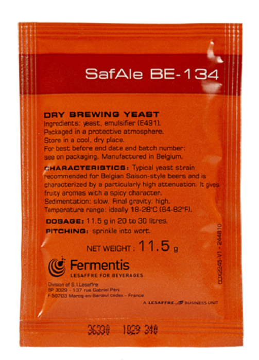 Safbrew BE-134 Belgian Dry Ale Yeast