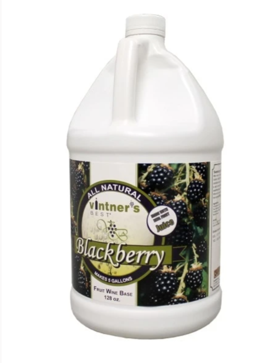 Vintner's Best Blackberry Fruit Wine Base 128 oz.