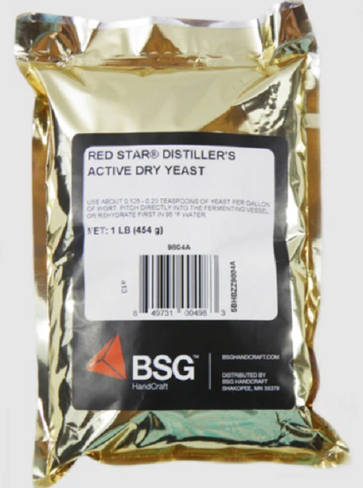 Red Star Distiller's Active Dry Yeast - 1 lb.