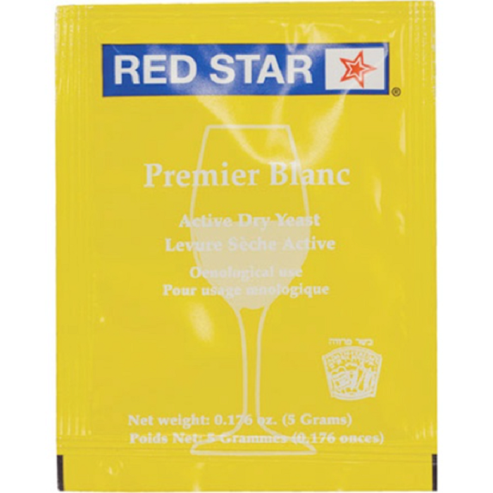 Red Star Premier Blanc Wine Yeast - 5 grams