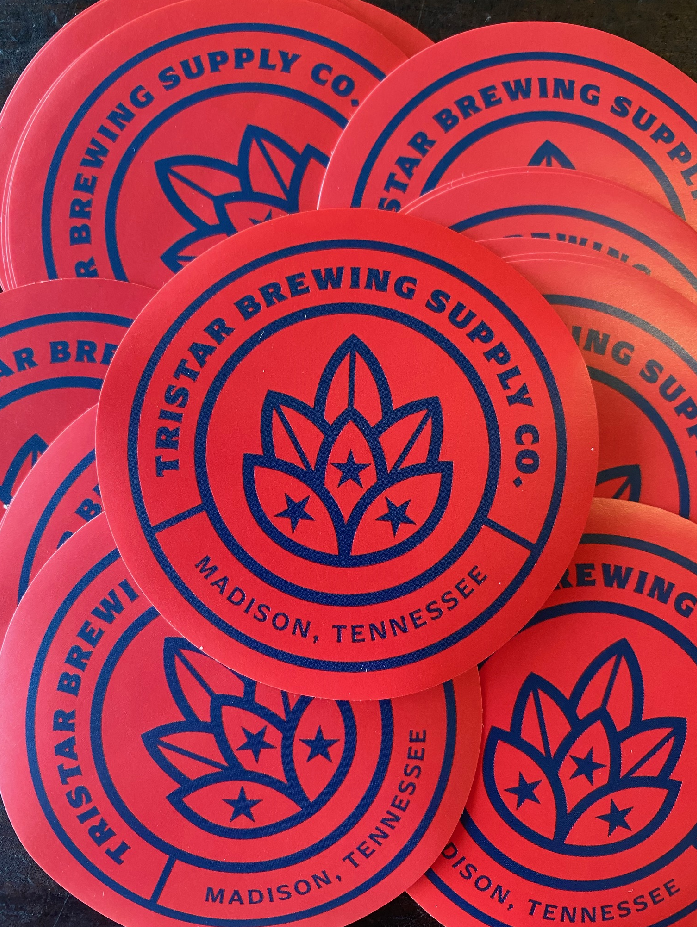 TriStar Brewing Supply Logo Sticker