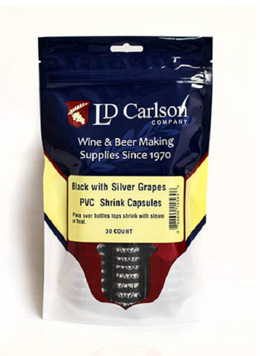 Wine PVC Shrink Capsules - 30/bag